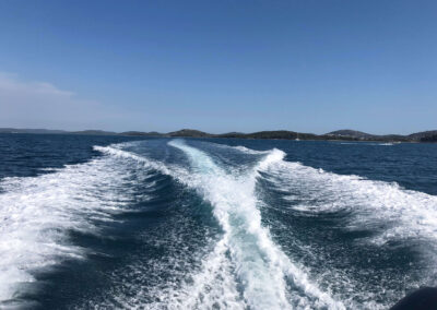 Bootsausflug am Meer